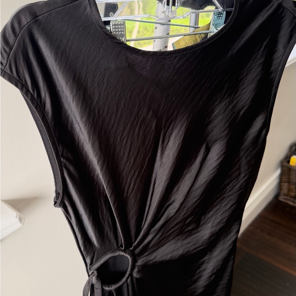 Elegant Black Midi Dress